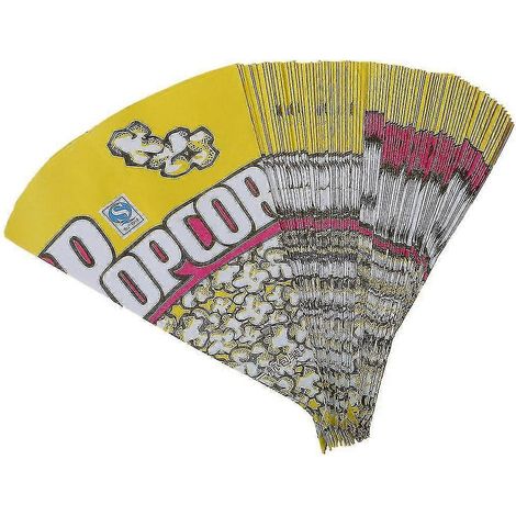 100x Popcorntüten Papiertüten Mandeln Popcorn S