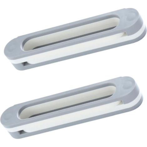 Organisateur de Chaussures Pliable Mural 2pcs en PP sans Perçage Fixation Adhésive pour Salle de Bain et Rangement (1/5)
