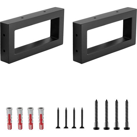 Support de lavabo rectangulaire stable de 10 cm de haut, support de lavabo pour lavabo et étagère murale (30 cm) (1/5)