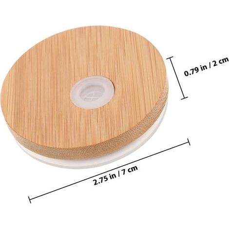 Deckel für Einmachgläser mit Strohhalmloch, 4er-Packung abwaschbare Deckel für Weithalsflaschen (1/5)