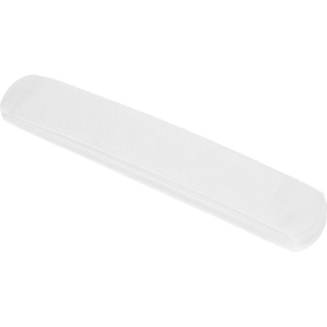 10pcs White Non-Woven Fabric Hat Adjustment Inserts, Easy-to-Apply Sweat Pads for Helmets and Collars, Sweat Protection (1/5)