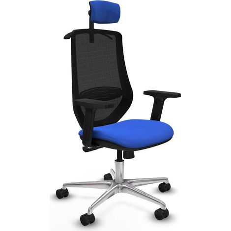 Piqueras-y-crespo Mardos Sedia da Ufficio Blu Confortevole
