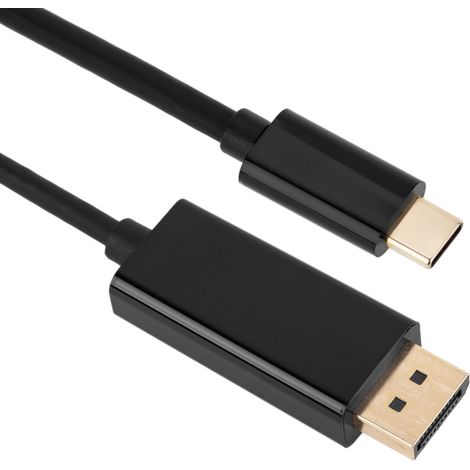 BeMatik - Câble USB 3.1 C mâle vers DisplayPort A mâle, convertisseur vidéo 4K Ultra HD 60Hz 5m (1/5)