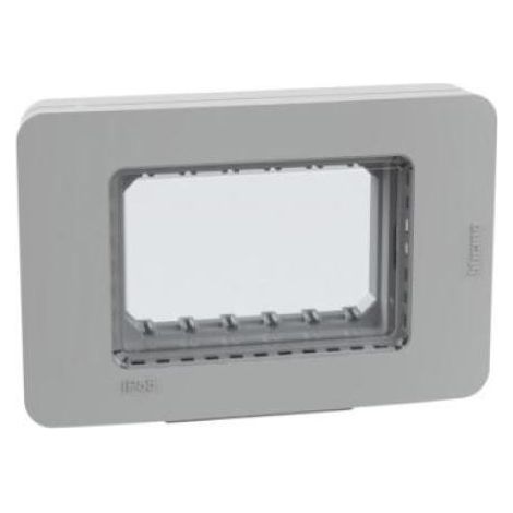 BTICINO 28603G - MatixGo - Placca IP55 3Moduli - Grigio
