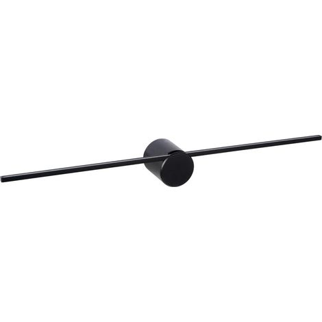 [NEUWERTIG] B-Ware Mizar Wandleuchte Wandlampe Led Schwarz Aluminium Ip44 60 Cm780