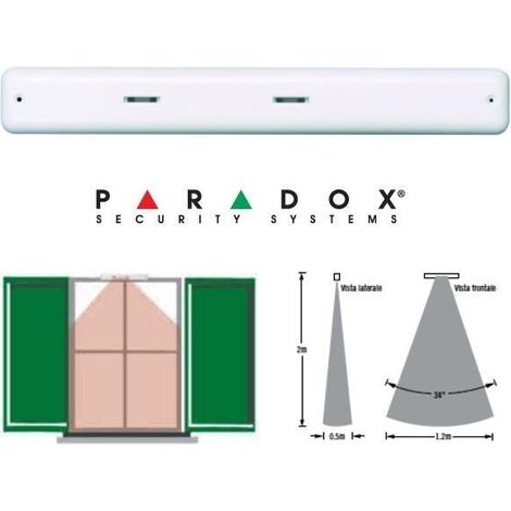 Paradox sensore esterno infrarosso tenda senza fili tenda MG-10B/86 PXMX10BX