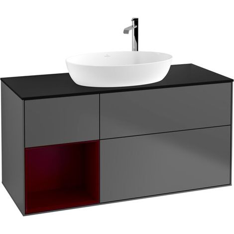 Villeroy & Boch G942HBGK Armoire sous lavabo Finion G94 (1/2)