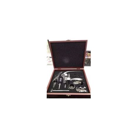 Tire bouchons, Ouvre Bouteille de vin, verseur pour le vin,Ensemble cadeau d'accessoires pour le vin avec coffret (1/5)