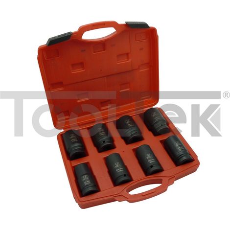 SET BUSSOLE BUSSOLA A IMPATTO ATTACCO 3/4" 8pz 22x38mm (1/4)