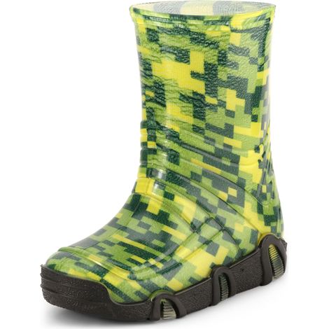 Ladeheid Bottes de Pluie Chaussure Enfant Fille Garçon SwkBW2021 (Modèle-43, 33/34 EU)
