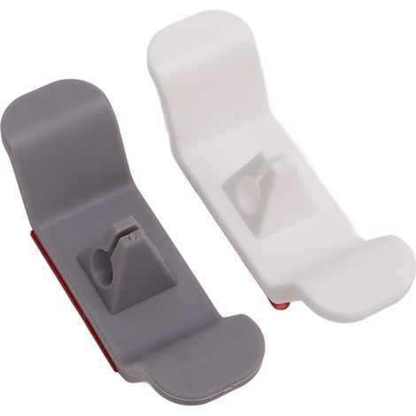 Set mit 2 grauen und weißen Kabelorganisatoren aus Kunststoff für kleine Küchengeräte. (1/5)