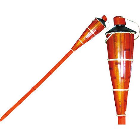 Torcia Elite in bambù da terra H 150 cm – fiamma professionale – Brixo