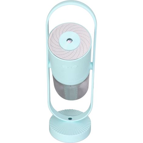 Tragbarer RGB-Luftbefeuchter mit Kaltnebel, ultraleise, mit LED-Beleuchtung, ideal für Baby, Auto und Reisen, 200 ml, himmelblau (1/5)