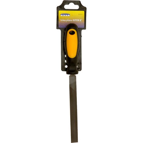 Sifer Lima Plana 6" Entrefina con Mango 15-4113