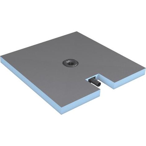 Receveur de Douche à carreler Fundo Plano 120x120 cm - Wedi