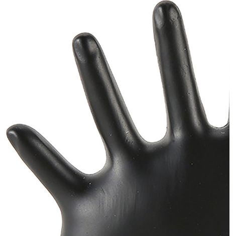 Schmuckständer aus Kunstharz, Handflächenring, Präsentationsaccessoire, kreatives Dekorationselement für Wohnzimmer oder Ausstellungsraum, schwarz (1/5)