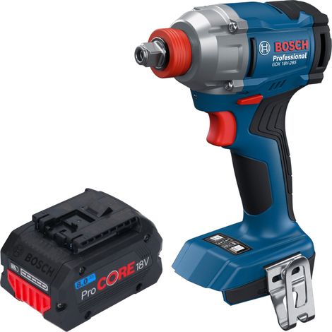 Bosch GDX 18V-285 Professional Visseuse à chocs sans fil 18 V 285 Nm 1/4'' Brushless + 1x batterie ProCORE 8,0 Ah - sans chargeur (1/5)