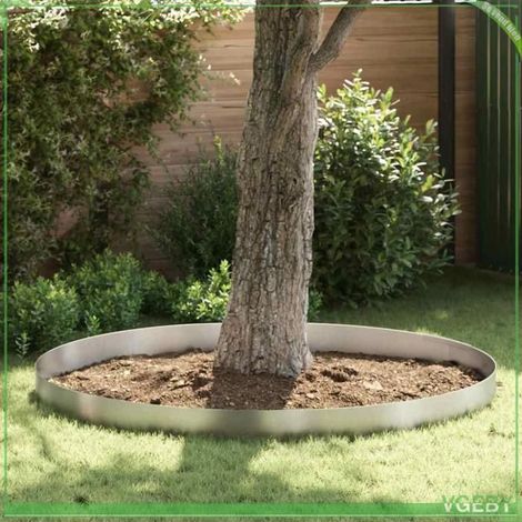 Bordure de pelouse - ABI - Acier inoxydable - Argent - 450 x 0,05 x 20 cm (1/5)