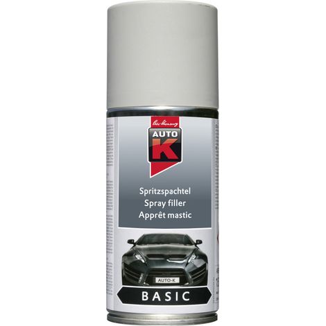 Auto-K Spritzspachtel Basic grau 150 ml Autolack Spraylack Sprühlack