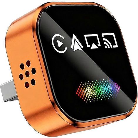 4-in-1 AI CarPlay Wireless Smart Box mit AirPlay/Mirror Link/Android Auto/CarPlay, USB-Adapter, Smart Car System (1/5)