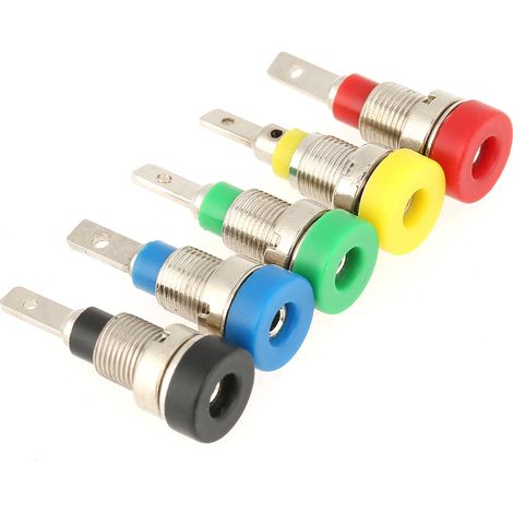 5 Sicherheitsbananenstecker, 2 mm (1/5)