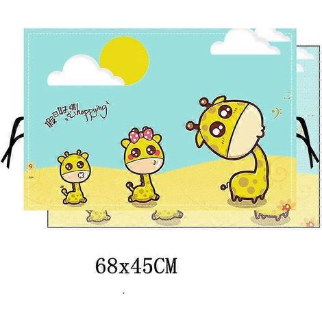 Rideaux de voiture pour enfants, pare-soleil pour voiture bébé, protection solaire intérieure, store animal, 1 pièce, rangée arrière (1/5)