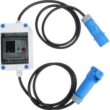 Compteur d'électricité numérique avec connecteur étanche à l'eau, Support de disjoncteur WiFi pour Tuya Smart Portable KWH RV, usage domestique en extérieur
