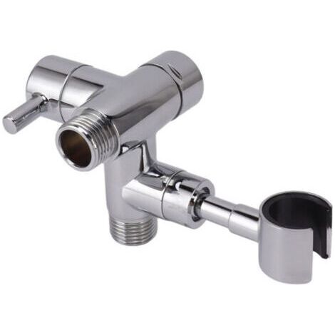 Inverseur de pomme de douche, séparateur d'eau, bras de douche, inverseur pour pomme de douche à main et pomme de pulvérisation fixe, galvanoplastie 108 (1/4)