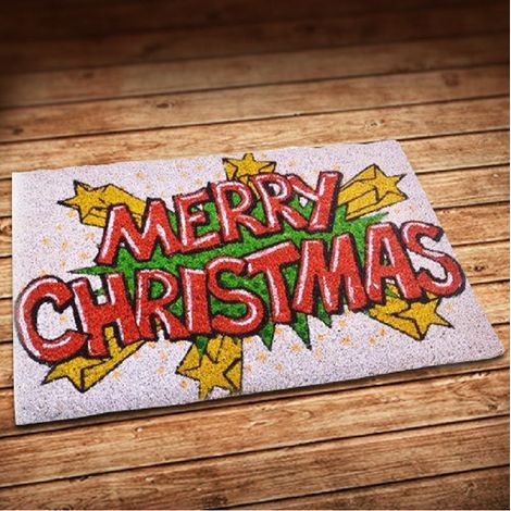 Trade Shop - TABELLE ZERBINO NATALE DECORAZIONE MERRY CHRISTMAS 40 X 60 CM NATALIZIE DEZORATIONEN - (1/2)