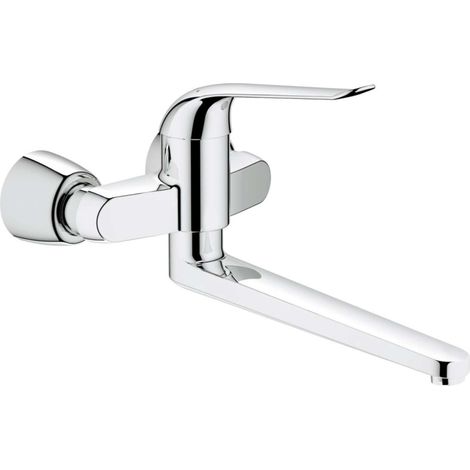 Grohe Euroeco Special Mitigeur monocommandé pour lavabo, montage (1/2)