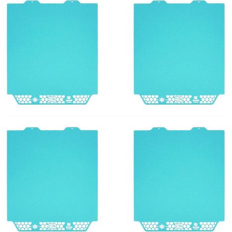 4x BIQU Panda Bauplatte CryoGrip Pro Glacier Feine Texturen Federstahl Doppelseitig strukturiert für Bambulab A1 Mini (1/5)