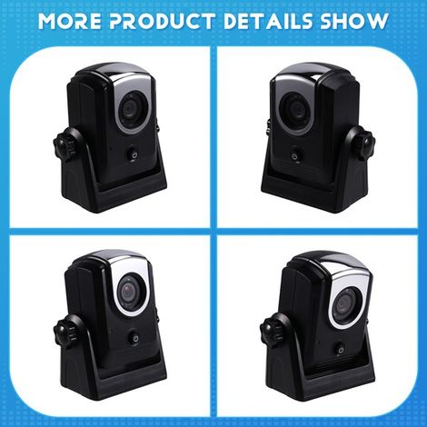 Wireless on-board reversing camera, high-resolution reversing image with night vision, wide-angle magnetic infrared.--DTEKGAZ