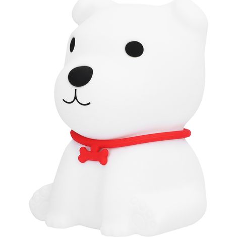 Niedliche Silikonlampe in Hundeform, tragbares Nachtlicht für Kinder, USB-Ladefunktion, ideal für Babyschlaf und Kinderzimmer (1/5)