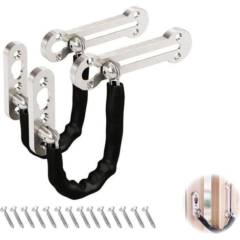 Door Security Chain Parts, Anti-Theft Steel Security Chain, Stainless Steel Door Lock Protection Chain (1/5)