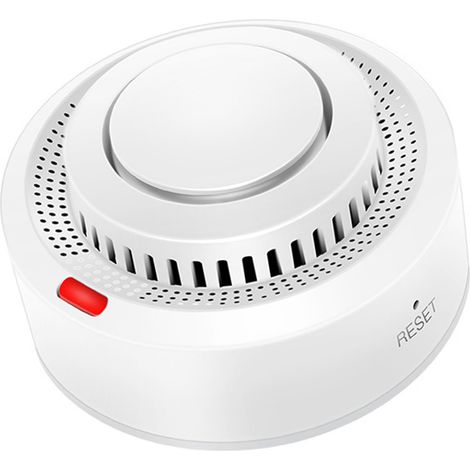 Détecteur de fumée Tuya avec connexion Wi-Fi fiable, alerte sonore et lumineuse rapide, idéal pour la maison et l'hôtel. Alarme lumineuse et sonore intelligente. Connexion WiFi fiable. Convient pour l (1/2)