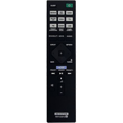 Télécommande de remplacement RMT-AA231U pour système home cinéma Sony STR-DH770 (1/5)