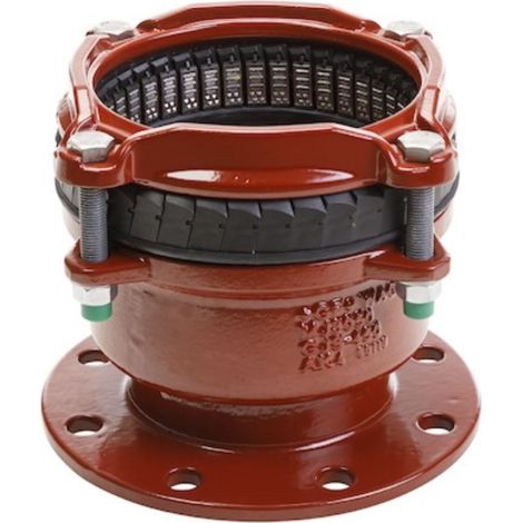 Multi Joint Rohrverb -Fl./Kuppl.Schrb.A2 pulverb.Fig.3057 PN10/16 DN100 AD104-132