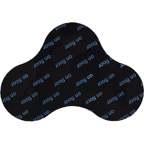 Autocollant de tapis noir de forme spéciale, adhésif double face pour tapis, fixation antidérapante. (1/5)