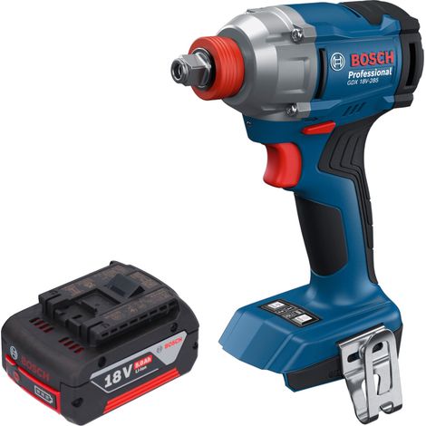 Bosch GDX 18V-285 Professional Visseuse à chocs sans fil 18 V 285 Nm 1/4'' Brushless + 1x batterie 5,0 Ah - sans chargeur (1/5)