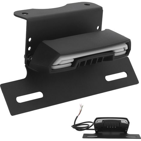 Support de plaque d'immatriculation avec feu arrière intégré pour moto Suzuki DRZ 400S 400SM 400E (1/5)