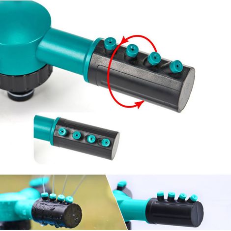 Arroseur rotatif pour pelouse et jardin, grande surface couverte, arrosage extérieur