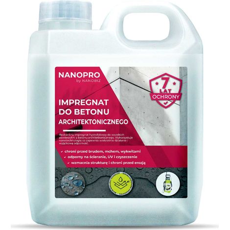 Impregnante NANOPRO para HORMIGÓN ARQUITECTÓNICO 1L (1/3)