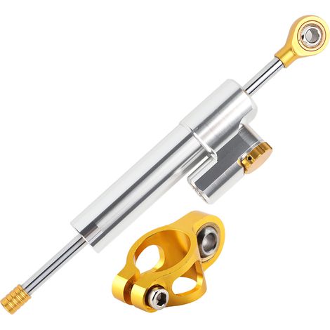 Lenkerdämpfer für Motorräder – Silberner Stabilisator (1/5)