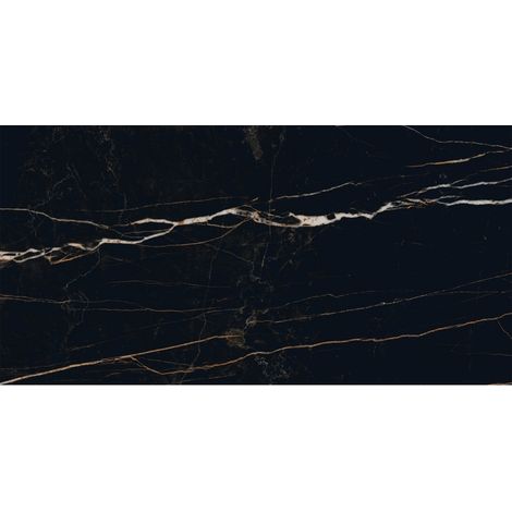 Mexen Flamingo Black grès émaillé rectifié G1, carreau sol-mur 120 x 60 cm, haute brillance - TL215-120-060-00 (1/5)