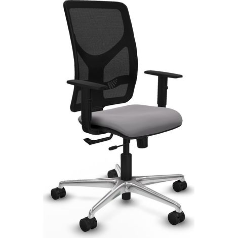 Chaise de bureau piqueras y crespo Motilla noir mousse découpée (1/2)