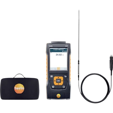 testo 0563 4412 Testo 440 Delta P Set 2 Anemometer  Druck, Luftdruck, Temperatur 0 - 2 hPa (1/2)