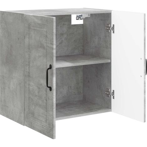 Armadietto a muro Mobiletto a muro Grigio Cemento 59 x 31 x 60 cm DAS707089 (1/5)