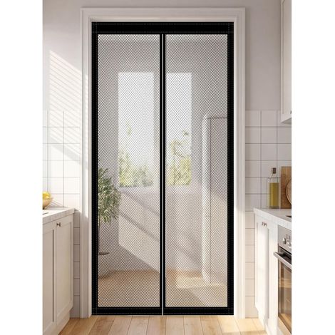 Moustiquaire Porte 100 x 160 cm Maintient L'Air Frais à L'Intérieur (1/5)