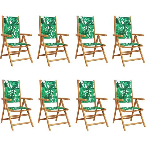 Maison Exclusive - 8-teiliges Set aus verstellbaren Klappstühlen (1/5)