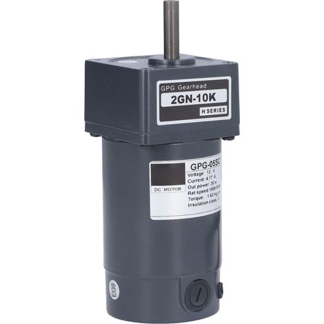 30W 12V 1800rpm 4.17A Gleichstrom-Getriebemotor, drehzahlvariables Mikro-Aluminiumgetriebe für kleine Spielzeuge, robuste Welle, DIY-Einsatz. (1/5)